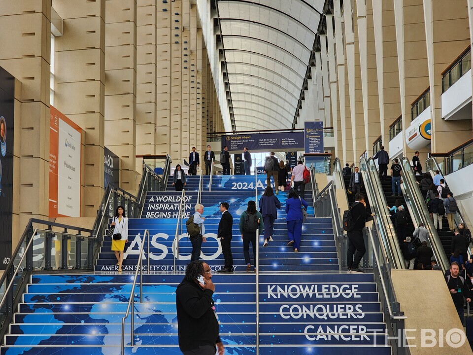ASCO 2024 행사장 모습 (출처 : 더바이오 자료)