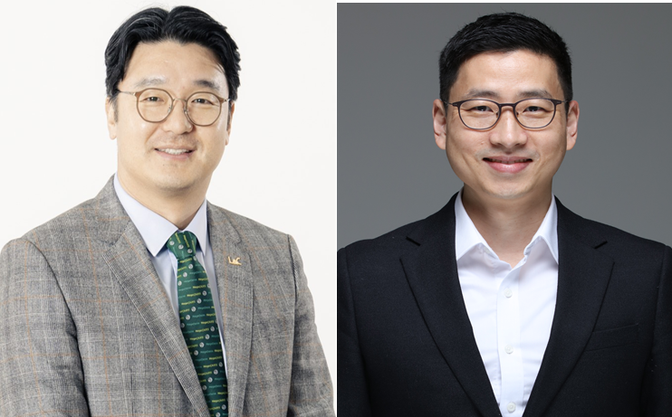 (사진 왼쪽부터) 이환철 엘앤씨먹튀없는 바카라사이트 아톰카지노 대표와 이재호 신임 대표 (출처 : 엘앤씨먹튀없는 바카라사이트 아톰카지노)