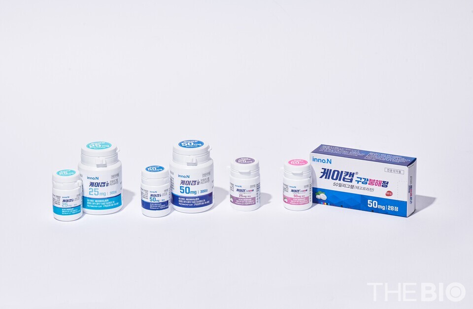 Image of 바카라사이트 비타임 inno.N's new P-CAB treatment for gastroesophageal reflux disease, 'K-CAB (tegoprazan)' (Source: HK inno.N)