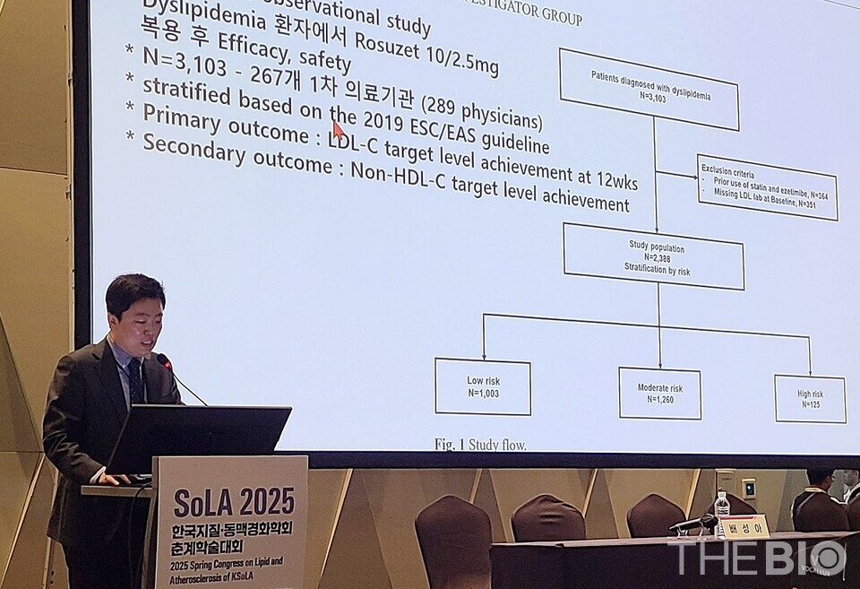 서울드래곤시티에서 열린 ‘SoLA 2025 런천 심포지엄’에서 배성아 연세의대 심장내과 교수가 발표를 진행하고 있다.(출처 : 스피드 바카라).