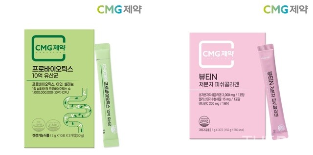 강원 랜드 바카라제약의 강원 랜드 바카라 입점 대표 제품 2종. (사진 왼쪽부터) 프로바이오틱스와 피쉬콜라겐 (출처 : 강원 랜드 바카라제약)