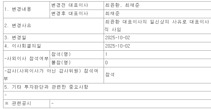 출처 : 전자공시시스템