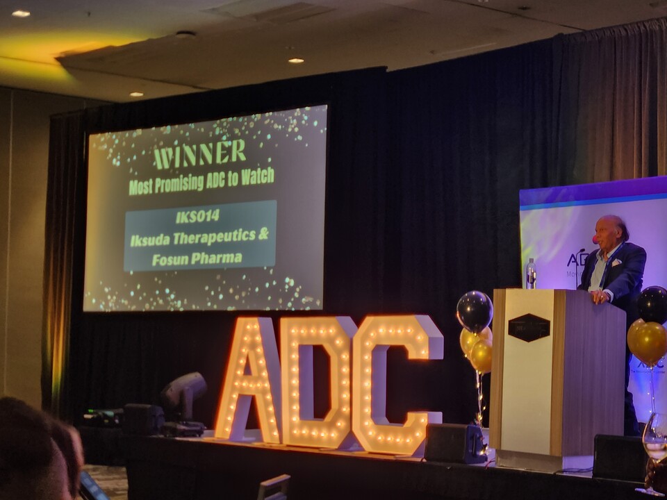 At the 12th World 바카라 Awards, LigaChem Biosciences' IKS014 receives the ‘Best Award’ in the Promising ADC Clinical Trial category. (Source: LigaChem Biosciences)