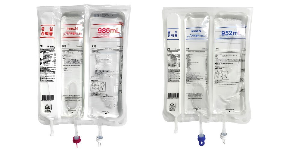 (사진 왼쪽부터) ‘오마프플러스원주’와 ‘오마프플러스원페리주’ 제품 사진 (출처 : 바카라사이트 벳무브이노엔)