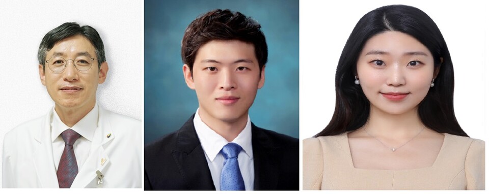 (사진 왼쪽부터) 국립암센터 강현귀 의공학바카라사이트 총판과 교수, 박현민 바카라사이트 총판원, 이수연 바카라사이트 총판원