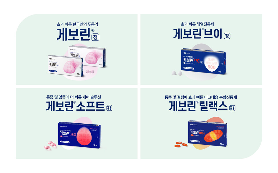 게보린 라인업 (출처 : 삼진제약)