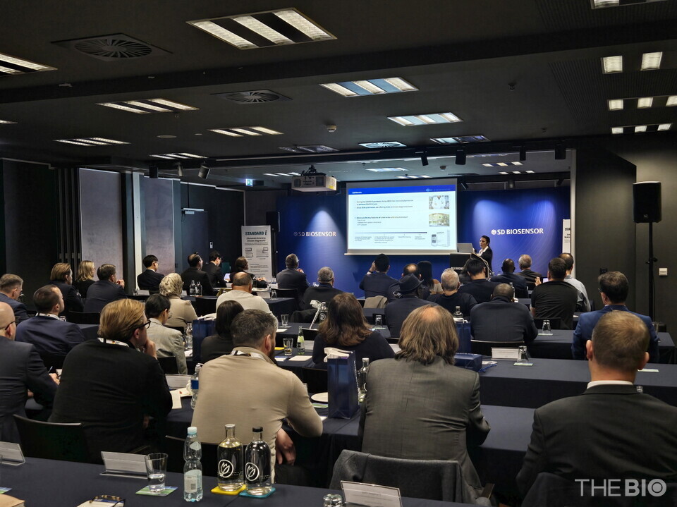 ‘2025 에스디바이오센서 뉴 플랫폼 론칭 세미나’ 현장 모습 (출처 : 에스디바이오센서)