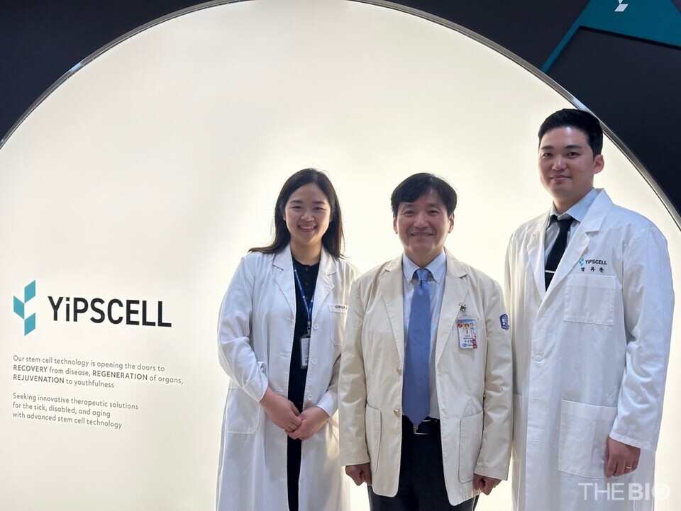 (사진 왼쪽부터) 임예리 가톨릭대 교수, 주지현 서울성모병원 교수, 남유준 입셀 CTO (출처 : 입셀)