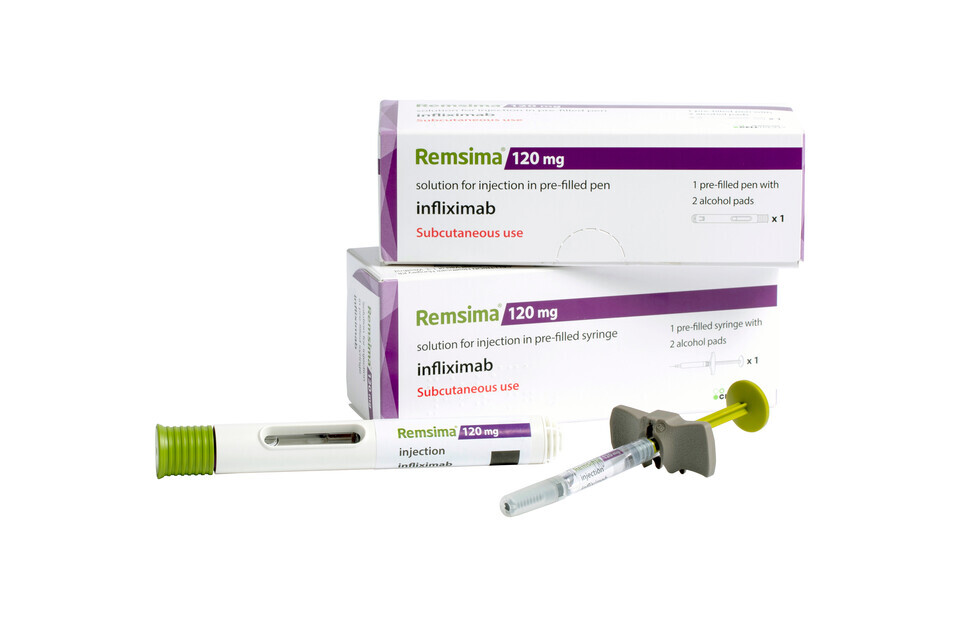 Product image of 'Remsima SC', the world's only subcutaneous (SC) formulation of 'infliximab' (Source: Celltrion)