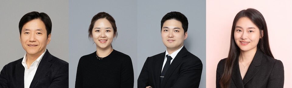 基礎医学プロジェクト推進部門先端細胞治療プロジェクト部門のJoo Ji-hyun教授（共同責任著者）、韓国オンラインカジノアプリ大学医学部人工多能性幹細胞応用研究院のYeri Lim教授（共同責任著者）、Nam Yu-jun Ipsel博士（共同筆頭著者）、Na-rae Park博士（共同筆頭著者）。 （出典：オンラインカジノアプリ中央医療センター）