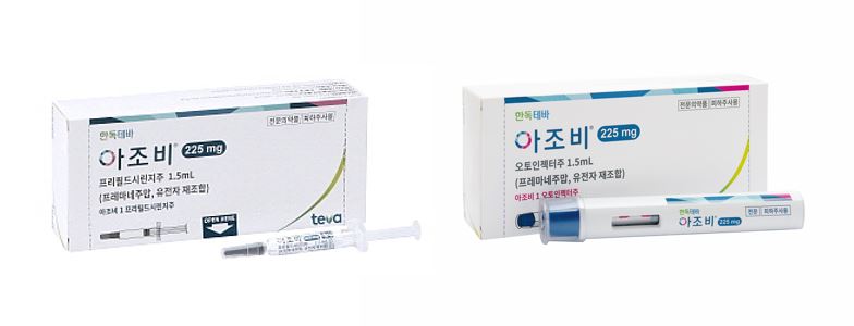 편두통 예방바카라 카드카운팅 아조비 (출처 : 한미약품)