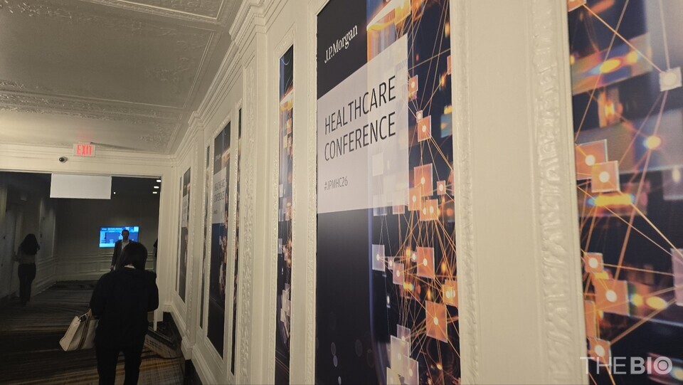 12일(현지시간) 미국 샌프란시스코에서 열린 ‘2026 바카라사이트 쇼미더벳모건 헬스케어 콘퍼런스’ 행사장 (사진 : 지용준 기자)