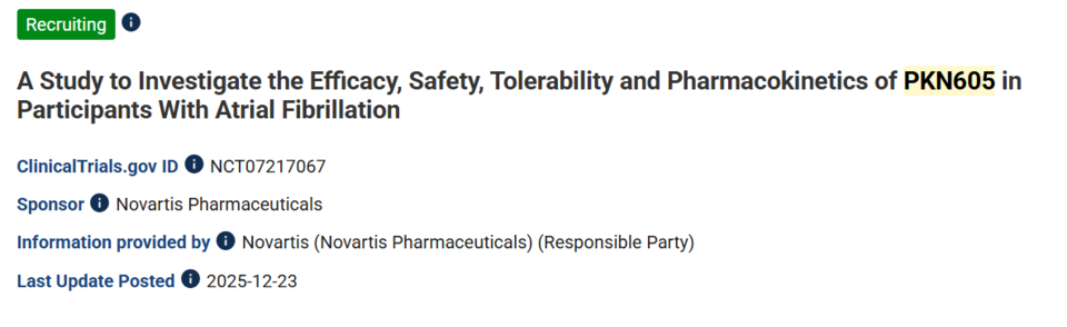 바카라사이트 승리바카라 소울카지노 PKN605(종근당 CKD-510) 심방세동 임상2상 현황(출처 : 클리니컬트아이얼스)