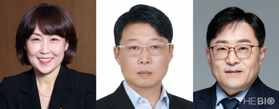 (사진 왼쪽부터) 박진선 최고운영책임자(COO), 이상윤 안동 엘하우스 공장장 겸 Bio연구본부장, 이범한 QE 실장 (출처 : 해시 게임 바카라바이오사이언스)